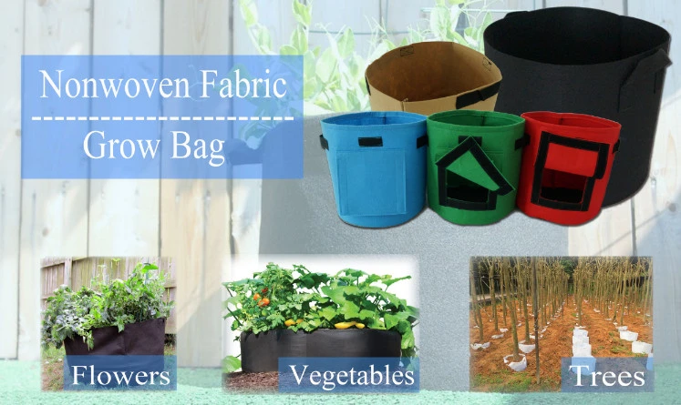 Grow-Green2-Pack Garden Potato Grow Bags, 7 Gallon Garden Vegetables Planter Bags