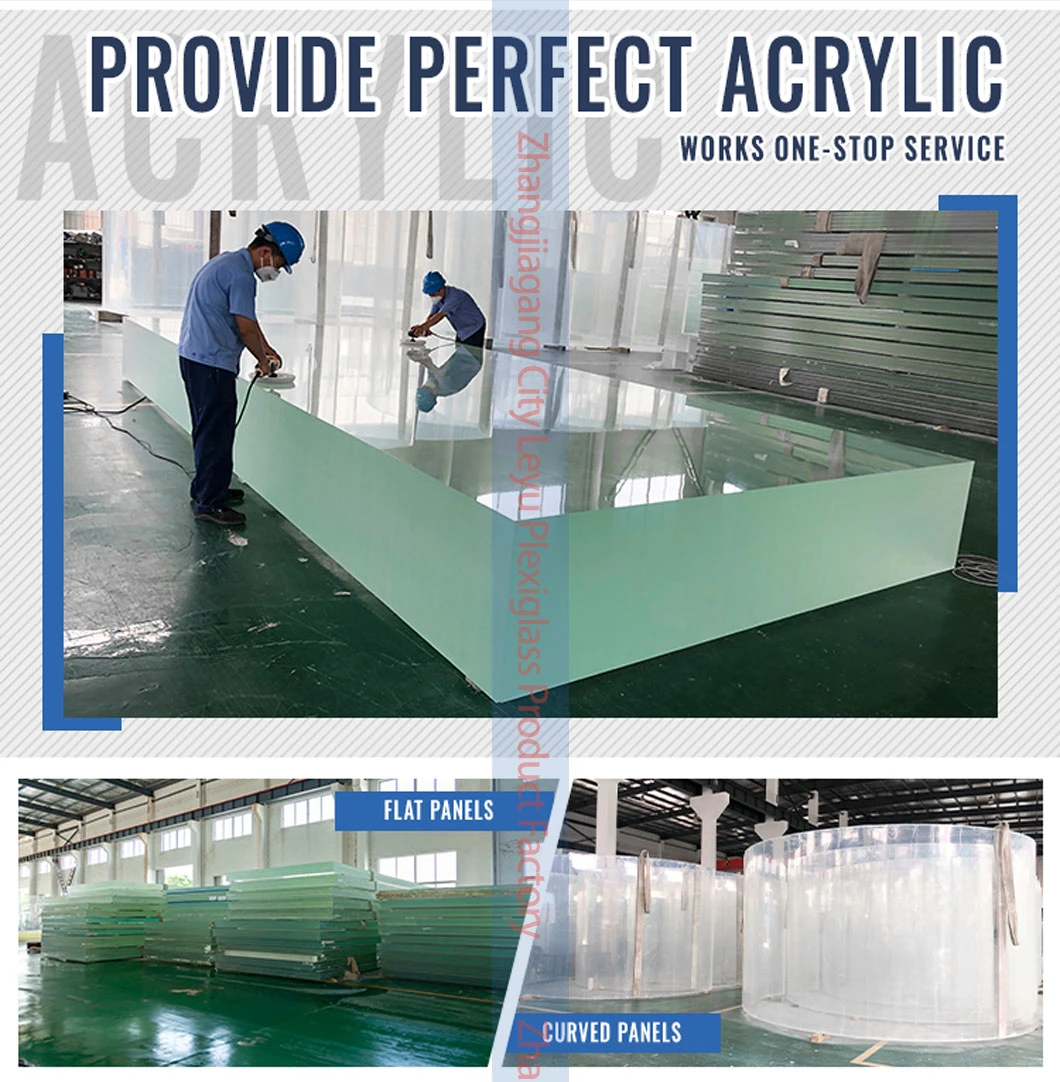 New Product Clear Acrylic Panels for Swimming Pool Outdoor