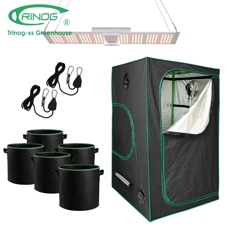 Trinog indoor farming hydroponics garden house grow tent with LED light for sale