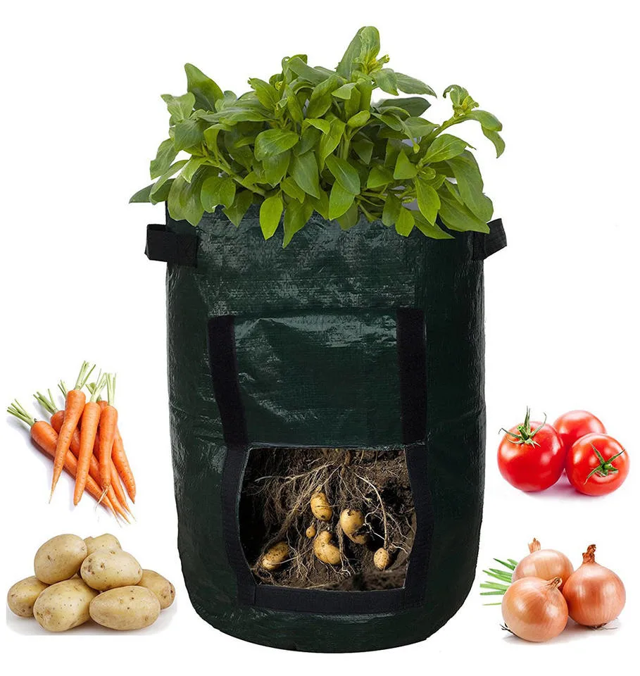 10 Gallon Gardening Dropship Breathable Vegetable Potato Grow Bag Plant Grow Bag