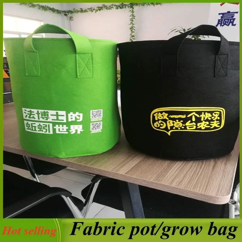 Wholesale Customized Printing Felt Potato/Carrot/Onion Planting Pot Vegetables Flower Grow Bags