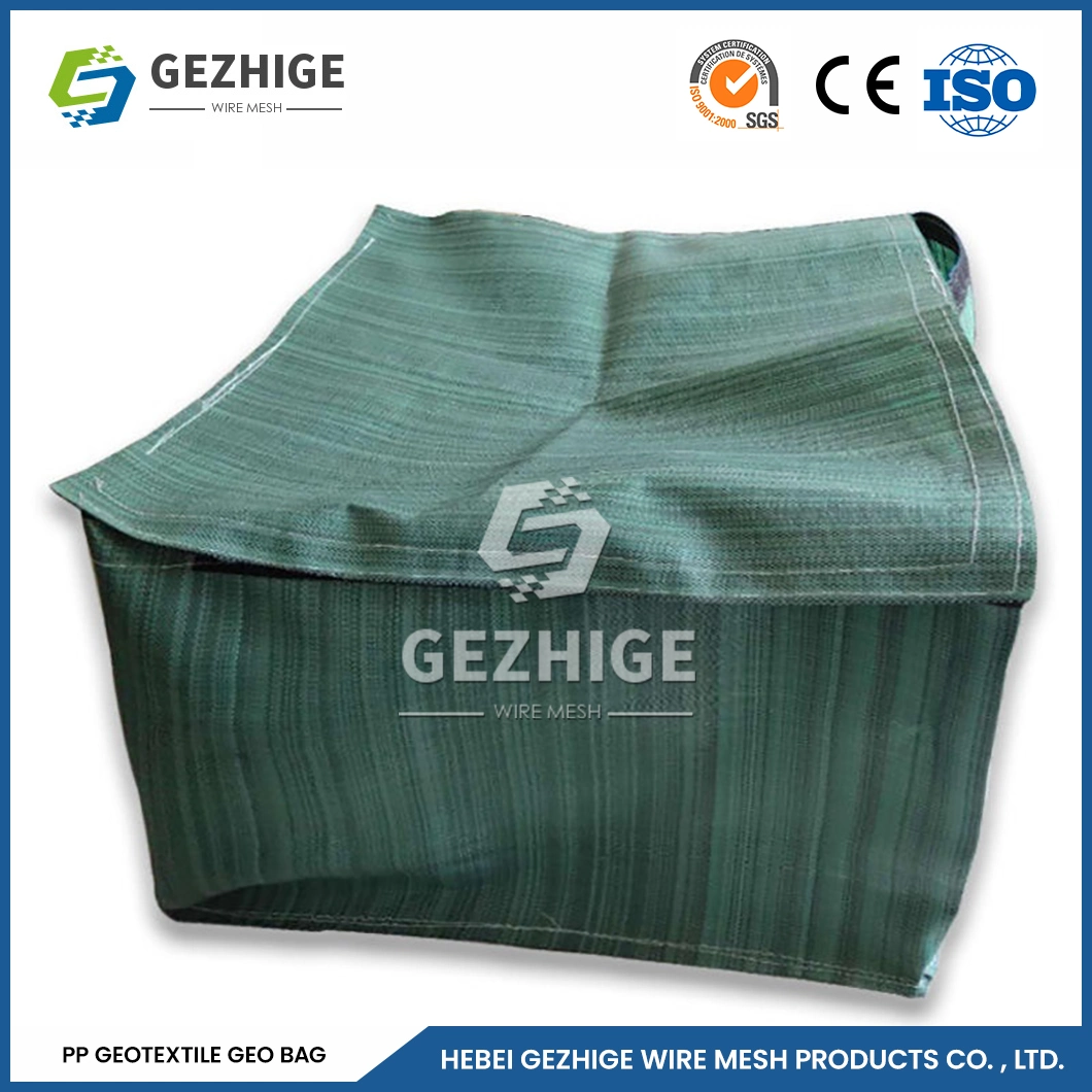 Gezhige 4.0mm Wire Thickness PVC Coated 2mm Gabion Mesh Hexagonal Factory China Chemical Resistance Geotextile Planting Grow Bagfor Gabion Wires - Galvanized
